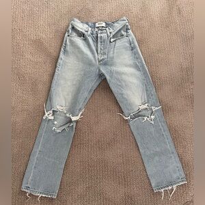 Agolde High Rose Riley Straight Crop - Size 25 - amazing jeans!